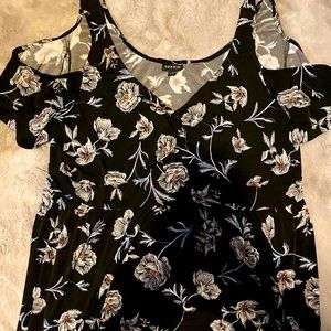Torrid floral dress shirt